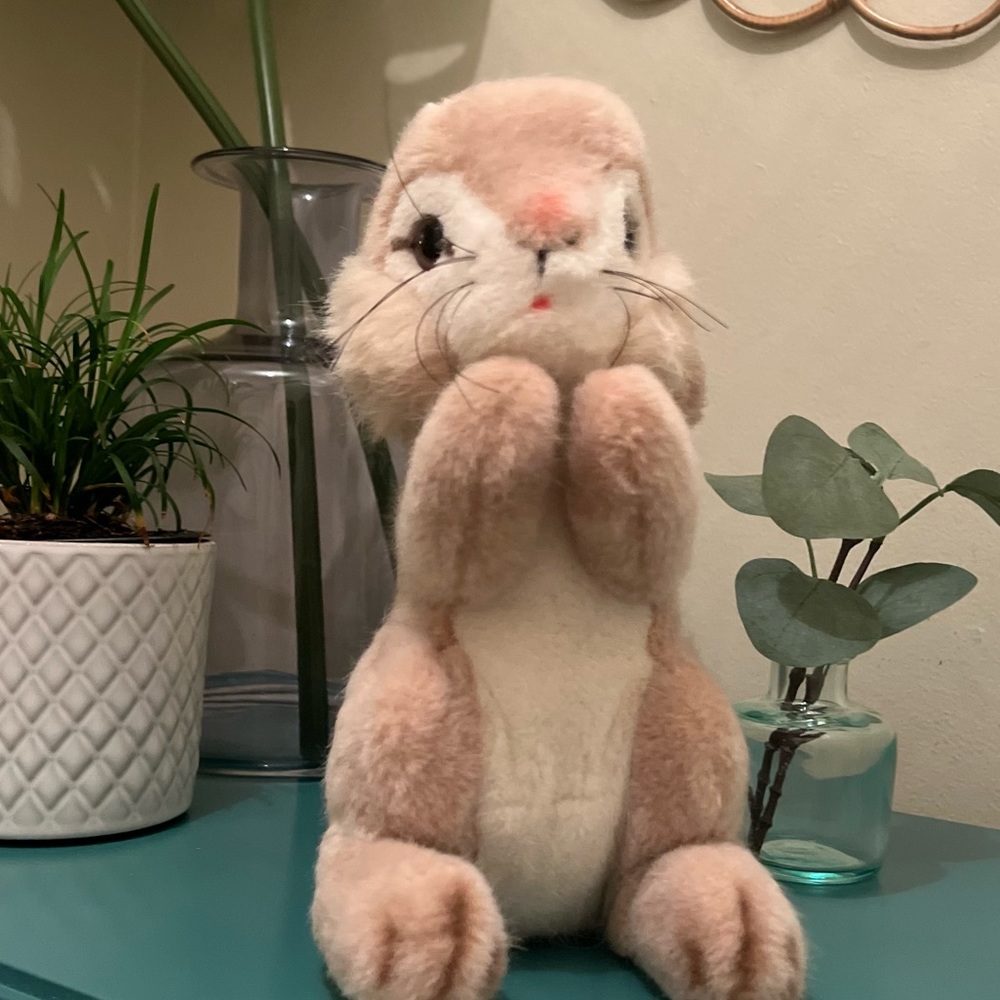 Vintage Collectable | Large Steiff Plush Rabbit/Bunny | Perfect Condition!